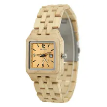 font b BEWELL b font Wood Watch Top Brand Casual Women Watches Fashion Quartz Watch