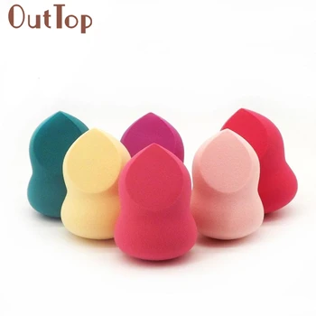 

Women Cosmetic Puff 1pc Pro Makeup Foundation Beauty Miter Calabash Sponge Puff jan12