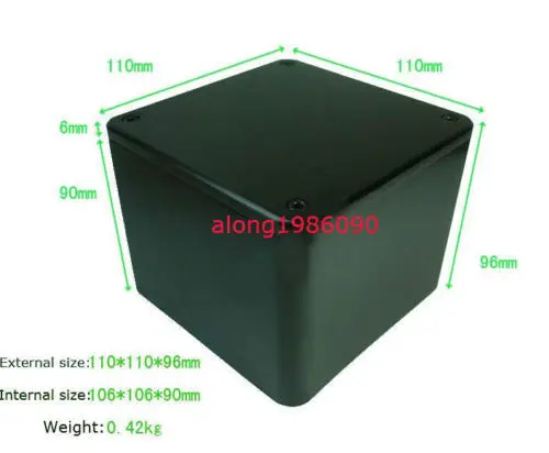 

1pcs Full aluminum transformer protect cover enclosure 110*110*96mm AQ