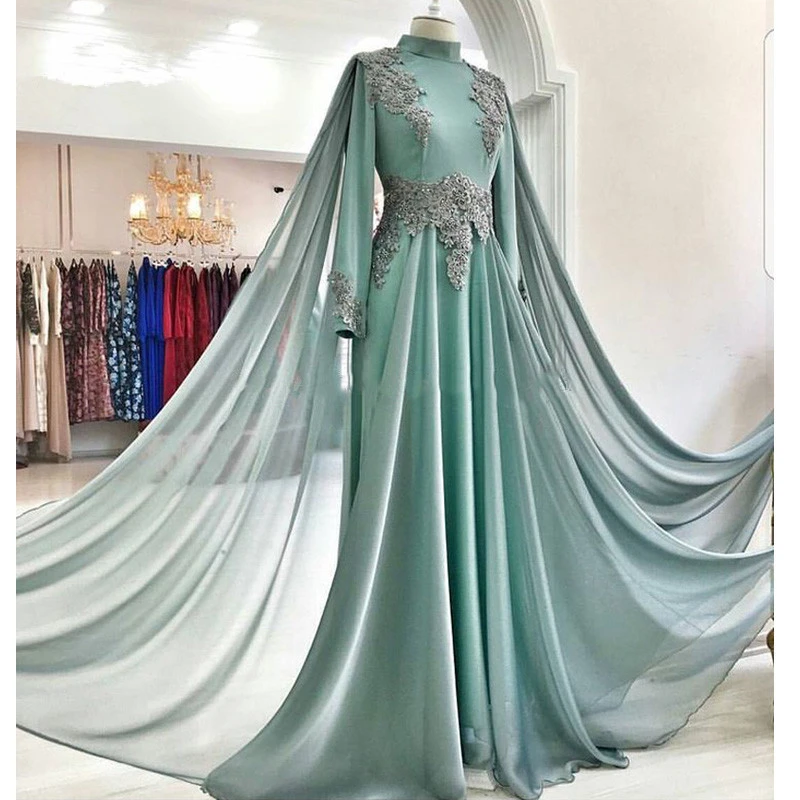 Elegant Muslim Evening Dresses 2022 A ...