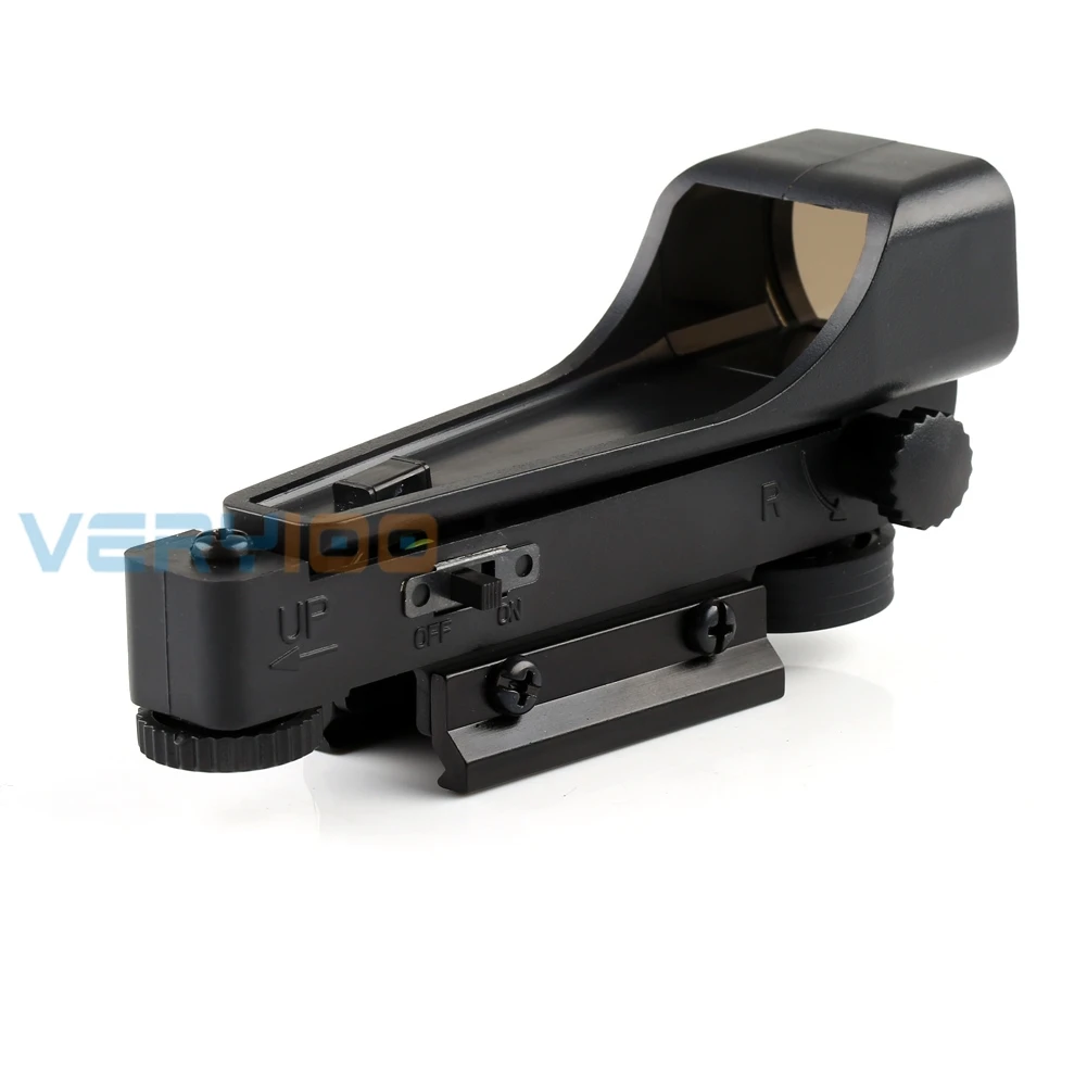 

Tactical Reflex sight Red Dot Sight Scope Wide View Airgun Airsoft Riflescope 20mm Weaver Rail Mount Free Shipping