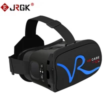 Jrgk VR Дело Box виртуальной реальности 3D VR Очки картон для Xiaomi Samsung S6 S5 S4 iPhone 5, 6 S плюс 4.0-6 дюйм(ов) смартфон
