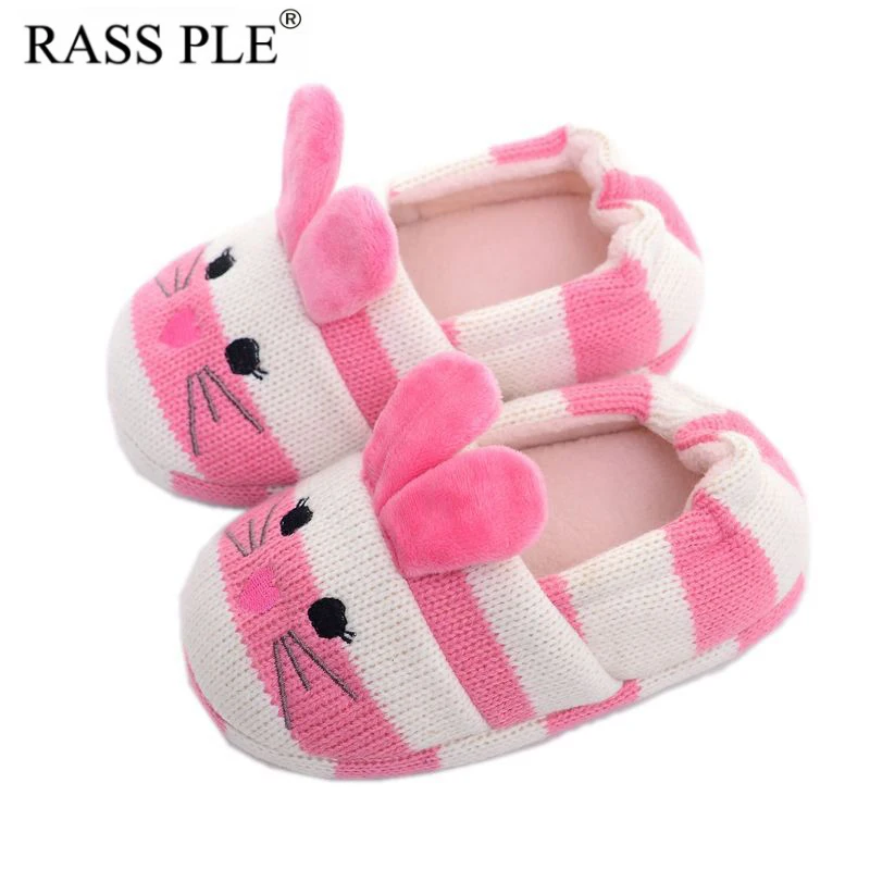 2018 Rass Ple Kid Slippers Toddler Cute Girl Slippers Pantoufles Enfant