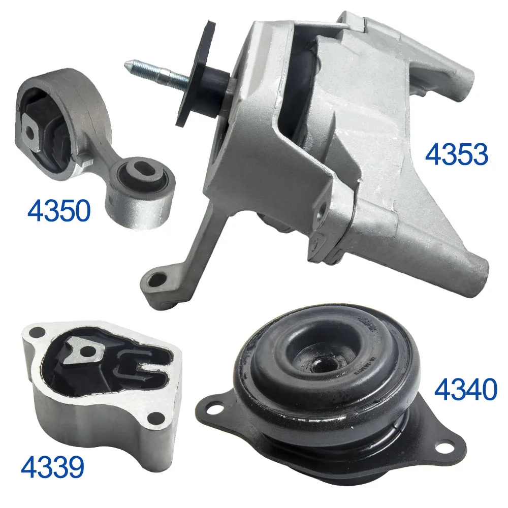 For Nissan Altima 2.5L 2007-2012 Auto Trans M988 Motor /& Trans Mount Set 4PCS