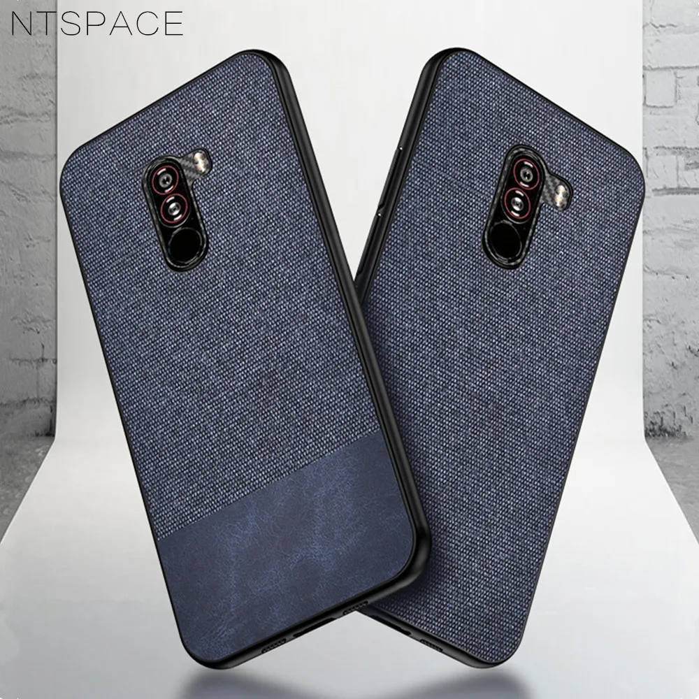 

Retro Cloth Phone Case For Xiaomi Mi 8 6X 5X Note 5 Mix 2s Max 3 Business Fabric Soft Protective Cases For Redmi 6A Note 5 6 Pro