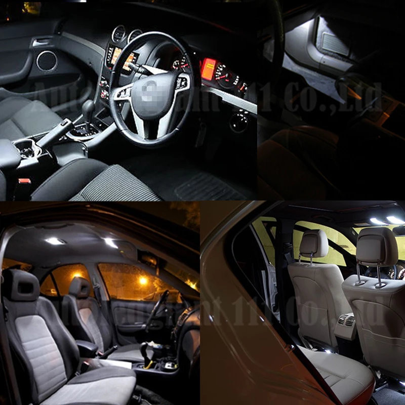 20x Bright White Car Interior Led Light Package For Bmw E39