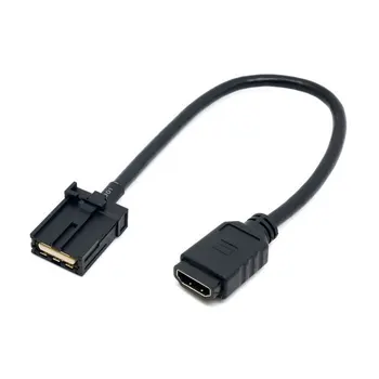 

0.3m High Speed HDMI 1.4 Type E Male to Type A Female Video Audio Cable Automotive Connection System Grade Connector