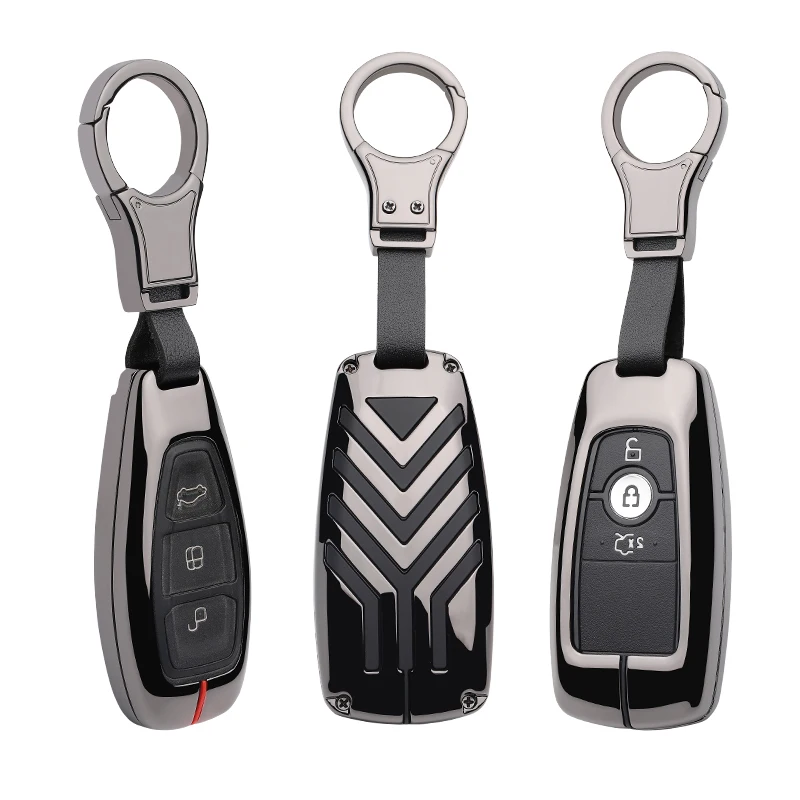 High Quality Car Key Holder Cover Case For Ford Focus 3 Mk3 Mondeo Fiesta Kuga Escape Ecosport