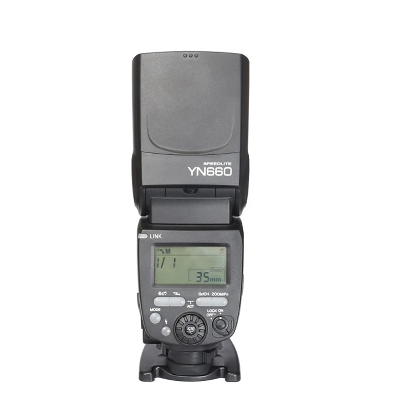

YongNuo YN660 Speedlite GN66 2.4G Wireless Trigger Master Slave Flash Light for Canon EOS Nikon Sony Pentax Olympus Camera Flash