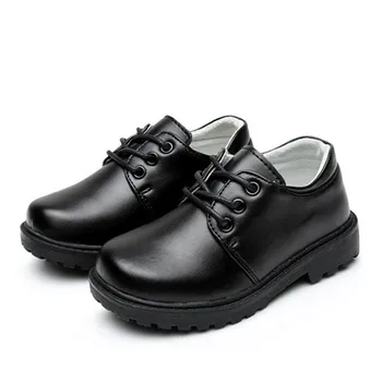 

New Spring/Autumn Children Boys Leather Shoes Dress School Performance Student Baby Toddler Cow Split Kids Moccasins 02A