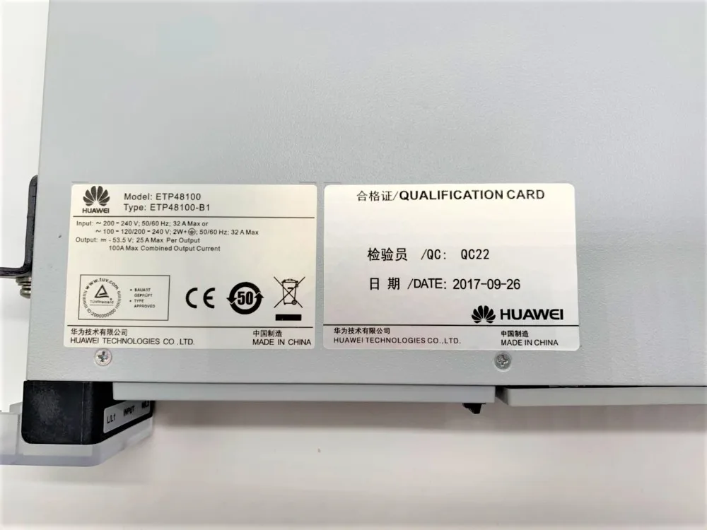 Новое ETP48100 B1 волоконно оптическое оборудование Huawei 48v Telecom выпрямитель OLT/Emerson