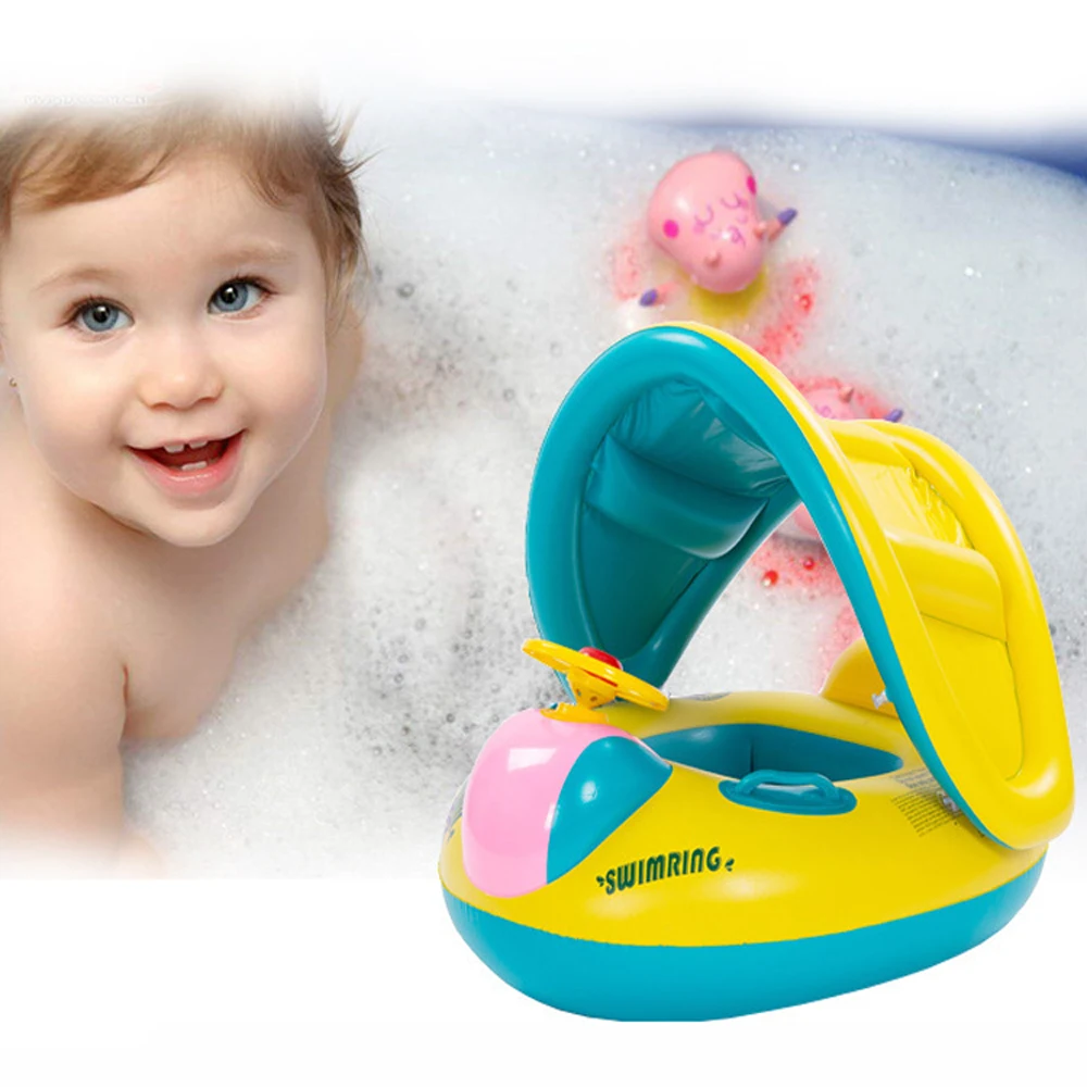 

Baby Swimming Ring Inflatable Infant Armpit Floating Kids Swim Pool Accessories Circle Bathing Inflatable Double Raft Rings Toy