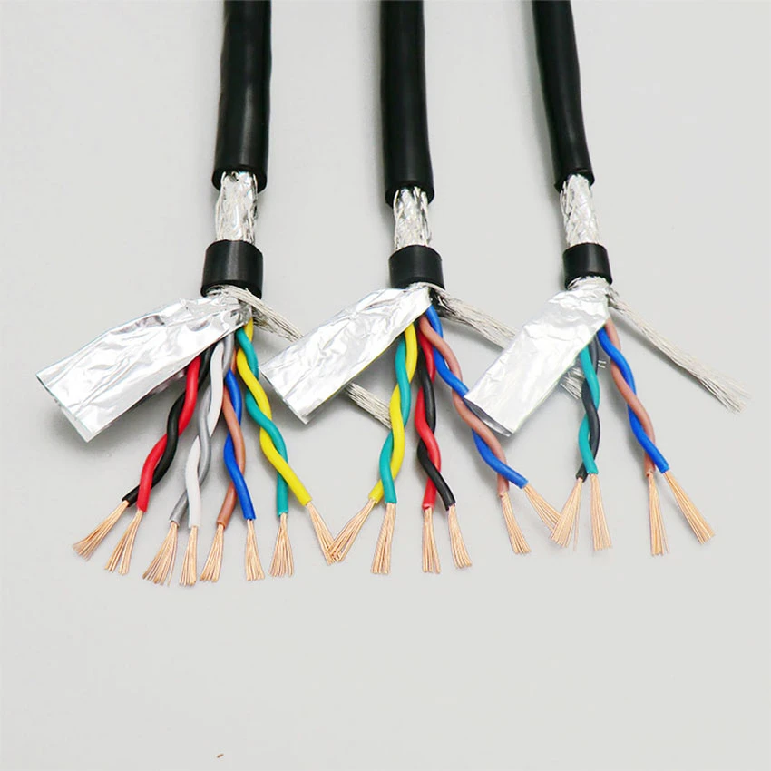 de par trenzado blindado 0.75mm ²con cobre libre de puro doble 485 Cable Control de señal RVVSP (18 19AWG)|Alambres y cables| - AliExpress