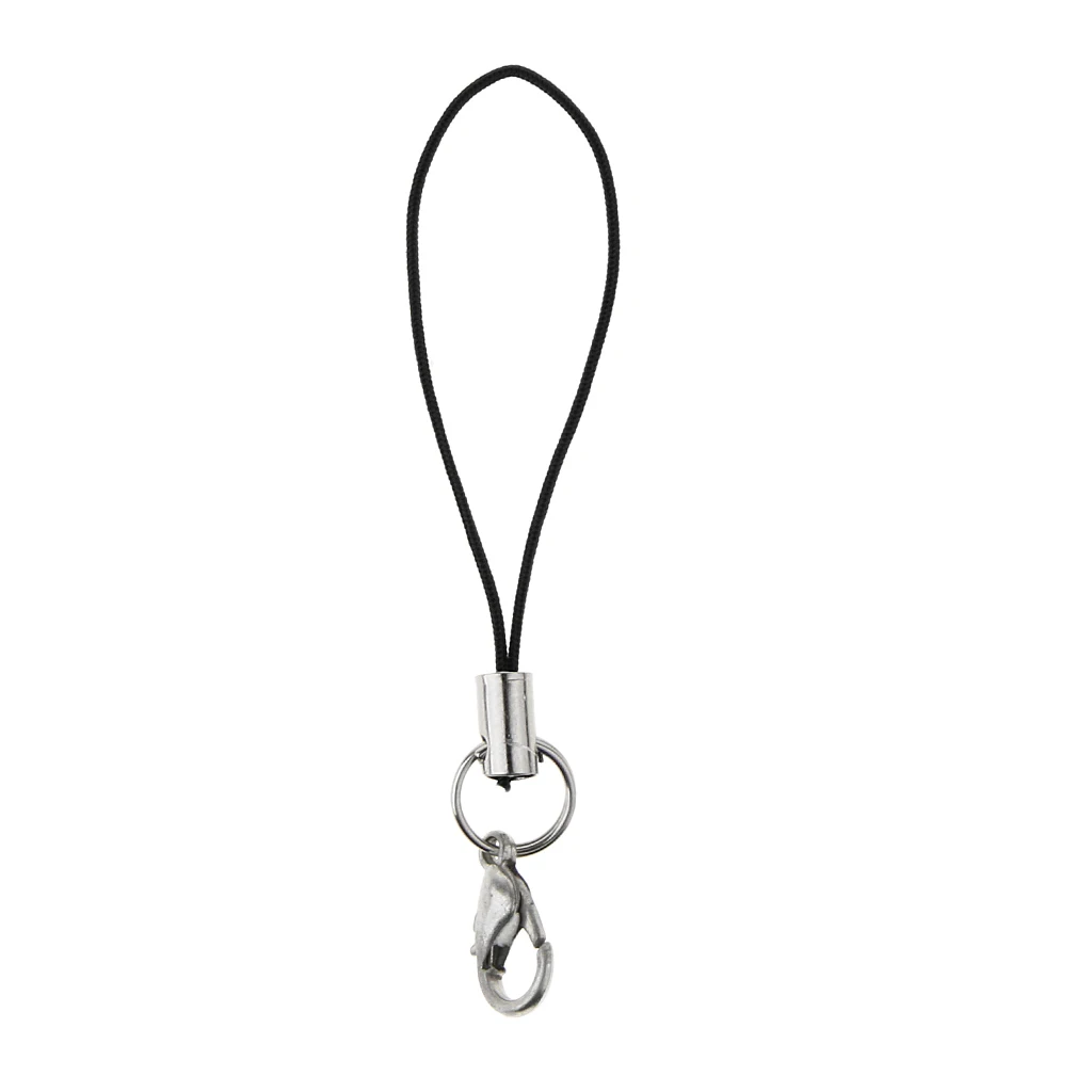MagiDeal 20pcs Polyester Lanyard Charm Dangle Pendant Rope Cord for Mobile Phone Keys Findings Supplies