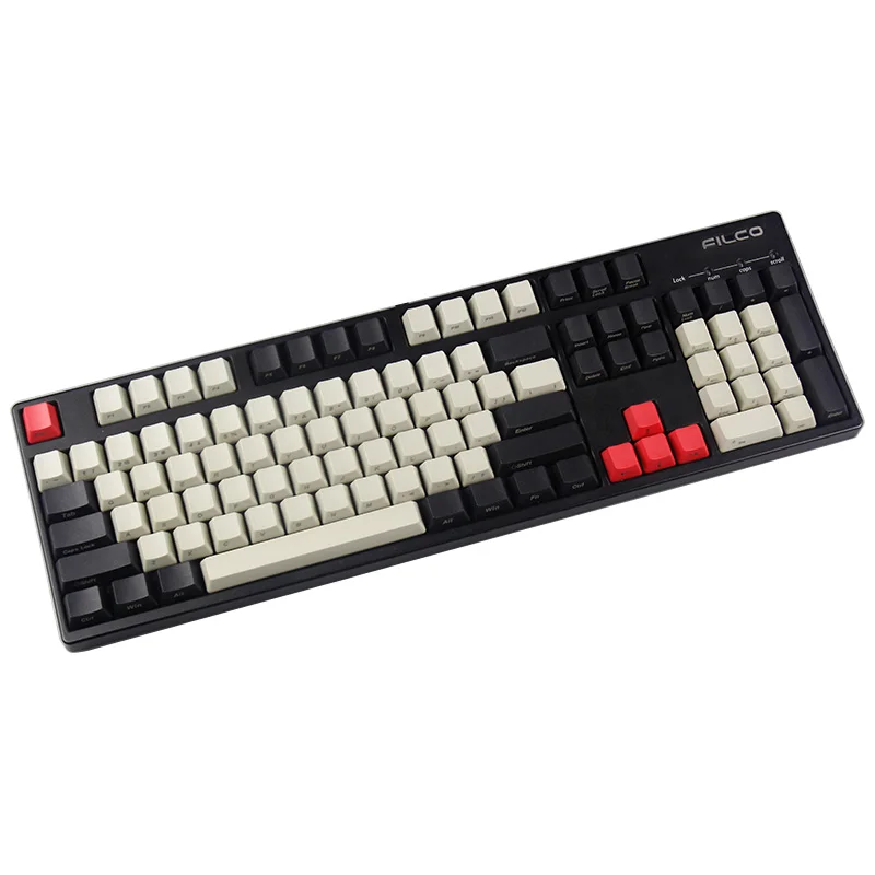 Ducky filco PBT 108 цветная клавишная крышка s для вишни/ANSI механическая клавиатура