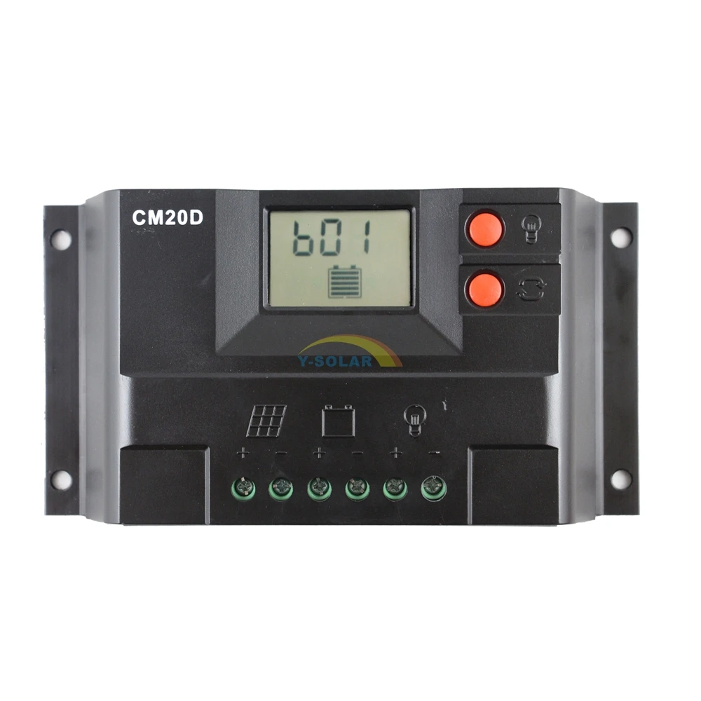PWM 20A Solar Charge Controller LCD Display 12V 24V Solar Panel pwm-20a-solar-charge-controller-lcd-display-12v-24v-solar-panel