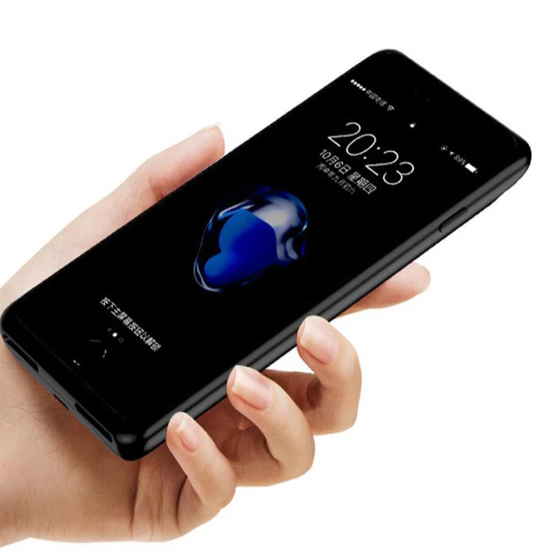 2018 ультра тонкий силиконовый материал для iPhone 6 6S 7 8 батарея зарядное устройство
