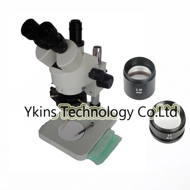 Continue 3.5X-90X Trinocular Stereo Zoom Simul-focal Microscope with +Adjustable 56 LED ring for Industrial LAB/PCB repair Continue 3.5X-90X Trinocular Stereo Zoom Simul-focal Microscope with +Adjustable 56 LED ring for Industrial LAB/PCB repair