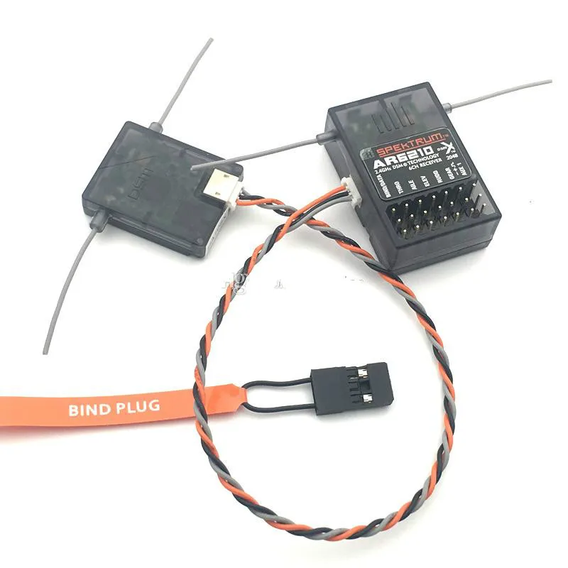 

2 sets Spektrum AR6210 DSM-X Receiver 2.4Ghz 6CH Receiver with Satellite