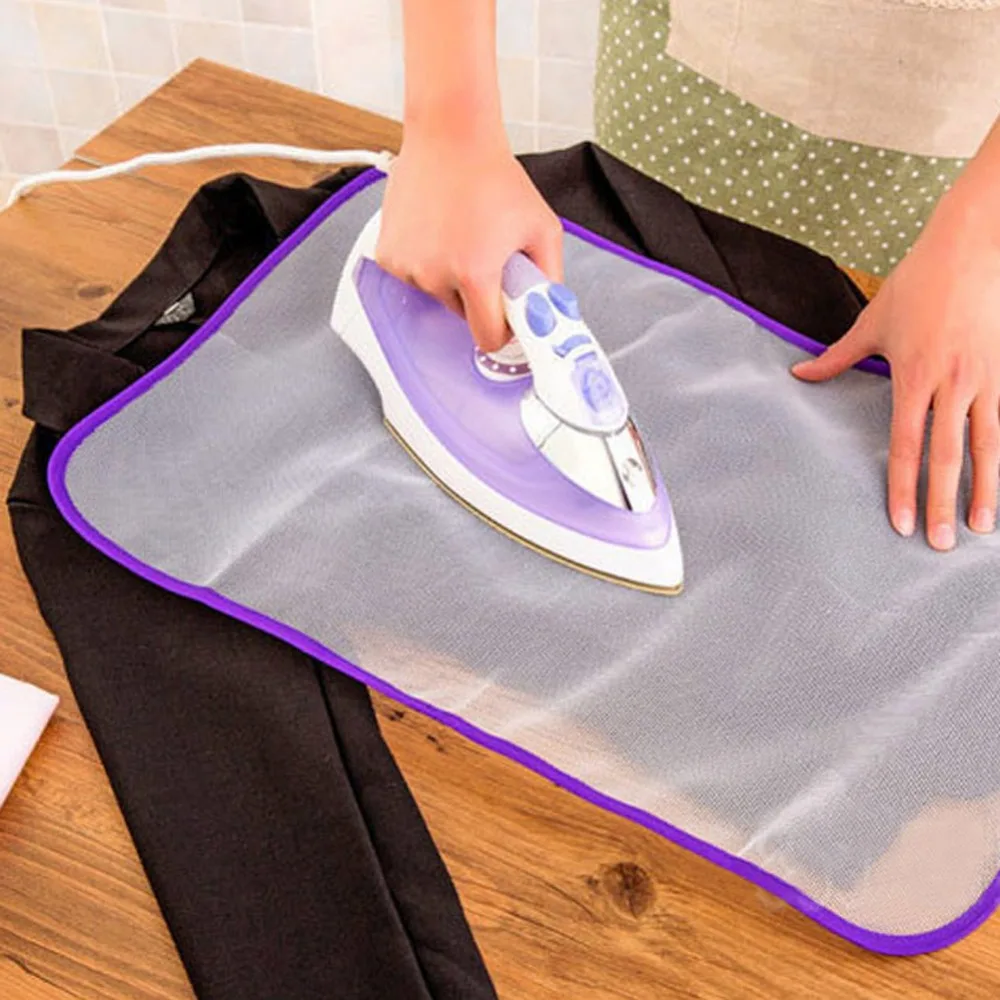 

Handy Ironing Mat Household Board Cover Heat Laundry Iron Protective Mesh Press Protector Clothes Garment Top Quality