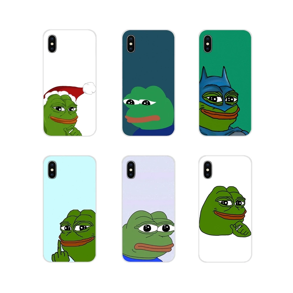 Аксессуары чехлы для телефонов Memes Sad Frog Huawei G7 G8 P7 P8 P9 P10 P20 P30 Lite Mini Pro P Smart Plus 2017 2018