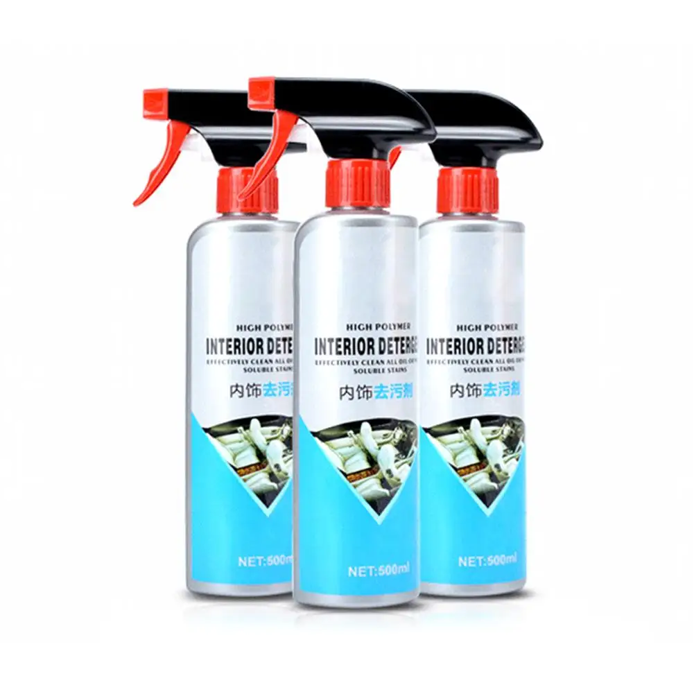 

500ML Car Interior Cleaning Agent Coating Ceramic Nano-coated Agent Velvet Fabric Leather Seat Cleaner Environmentally Friendly