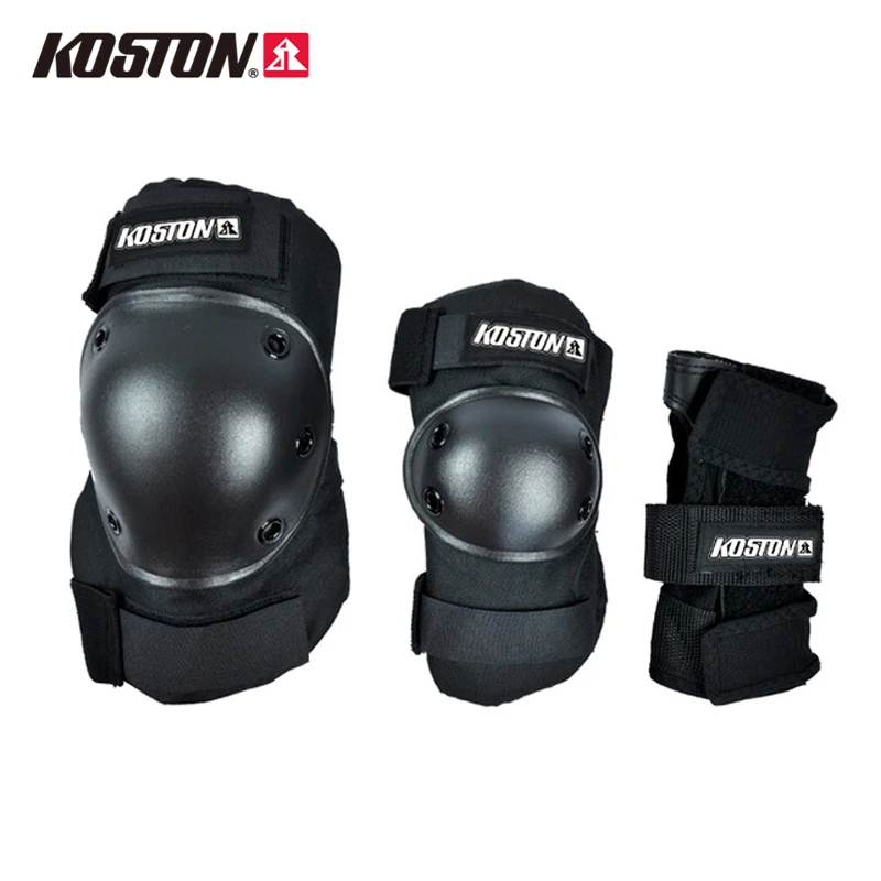 

KOSTON Skateboard Protective Elbow Knee Pads Skate Roller Blade Elbow/knee/wrist Guard Safety Gear Set M/L AC620