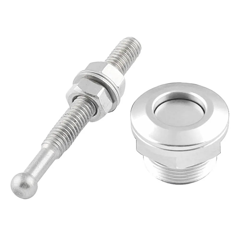 2019 New 22mm Universal Aluminum Push Button Quick Release Bonnet Hood Pins Lock Latch For Most Applications