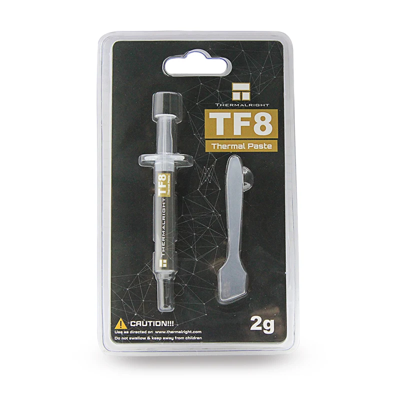 Original TF8 Thermalright Thermal grease 13.8 W/mK conductivity, 2g content, Using for notebook /GPU card