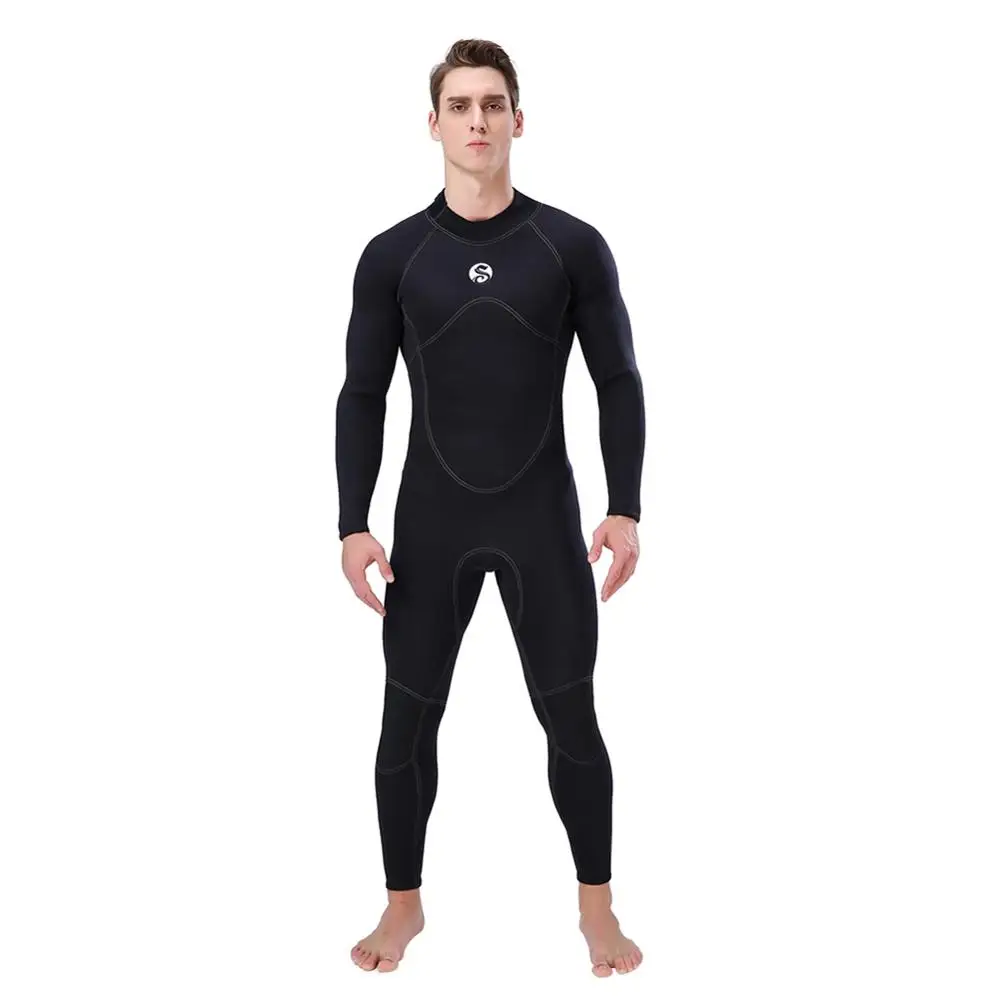 

Men Wetsuit Rash Guards One-Piece Long Sleeve UV Protection Waterproof Windproof Thermal Swimsuit Sunshade Warm Diving Suit