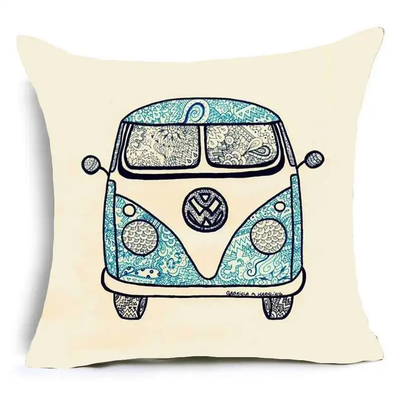 Ocean Landscape Quotes Travel Cushion Covers Polyester Sequin