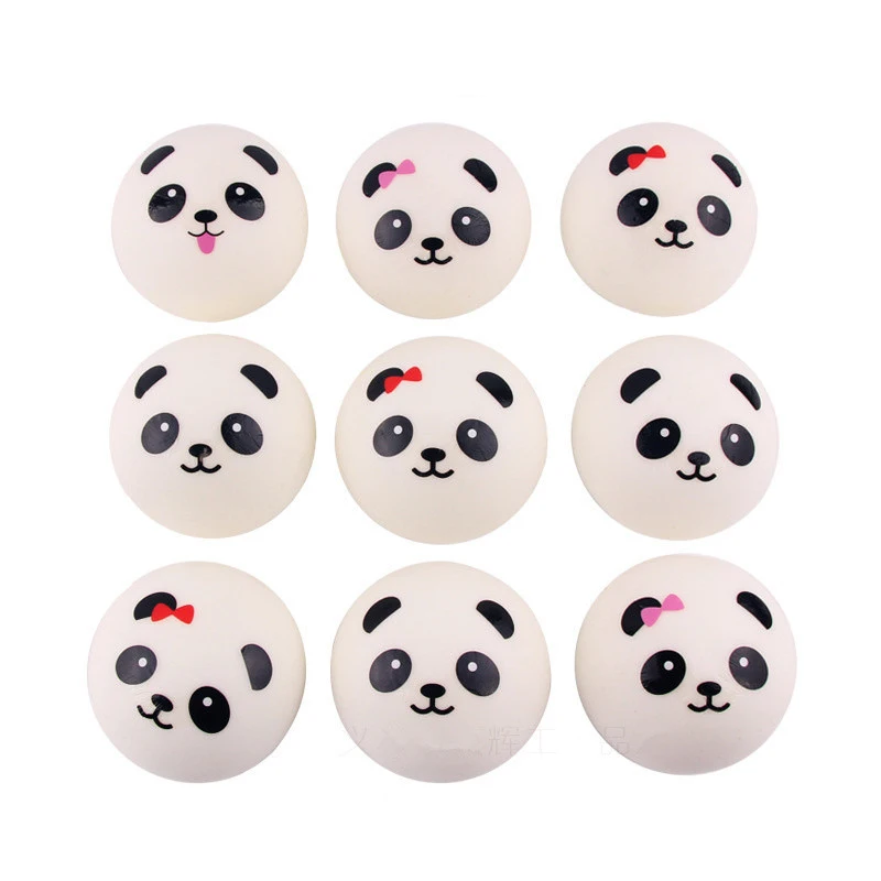 10 см мягкий плюшевый мишка Kawai panda мягкая игрушка для хлеба ключ из ПУ медленно