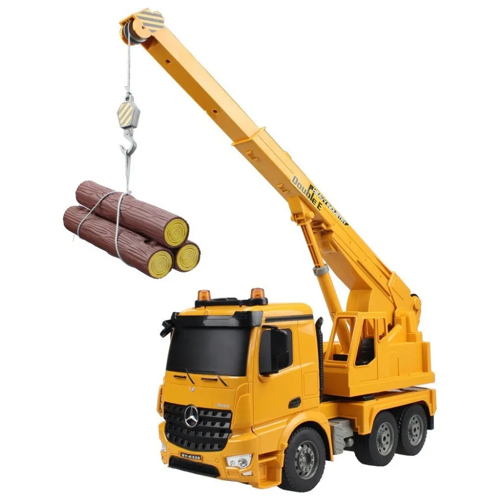 Caminhão de rc Misturador de Cimento Caminhão de Bombeiros Modelo de Veículo de Construção de Controle de Rádio para Brinquedos de Hobby de Presente das Crianças Maior Lixo Guindaste de Hobby Presente das Crianças - 2.4g 20 caminhão de bombeiros lixo guindaste 2.4g modelo