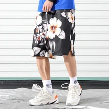 Джастин Бибер бермуды свободные мужские повседневные шорты многоцветные фитнес шорты мужские скейтборд шорты на молнии пляжные шорты размер США