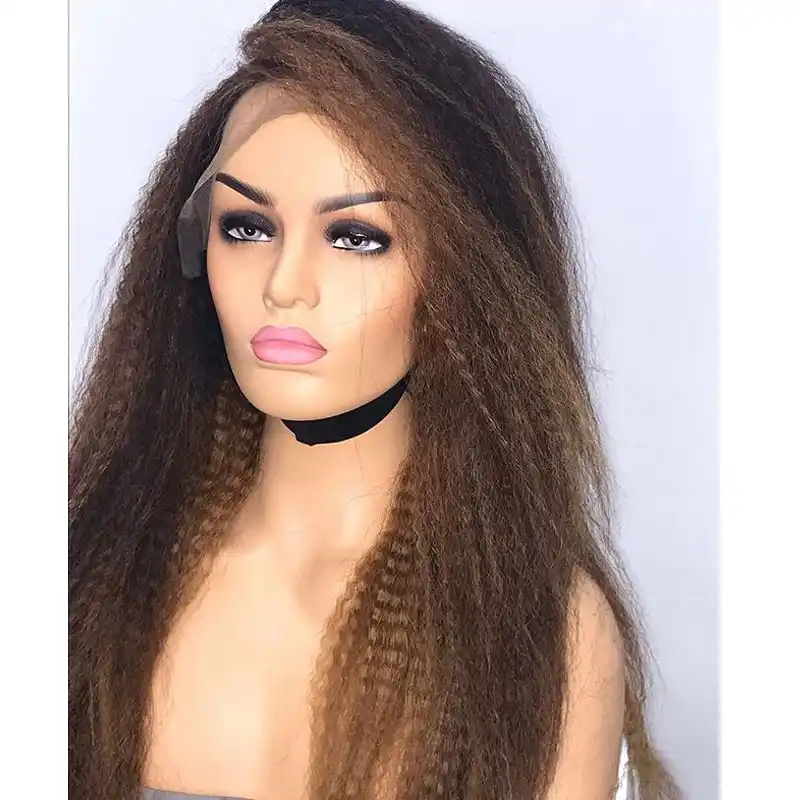 Honey Blonde Ombre 13 6 Deep Part Lace Front Human Hair Wigs