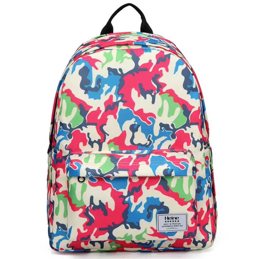 2018 Brand New Heine Multifunctional Coffee& Cola Printed Mummy Diaper Bag Fashion Mother Travel Leisure Backpack06
