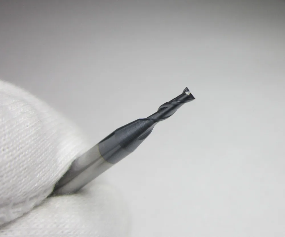 

diameter 2mm two 2 flutes HRC45 Tungsten Carbide end mills milling cutter CNC machine lathe endmills for steel L=50mm 45HRC