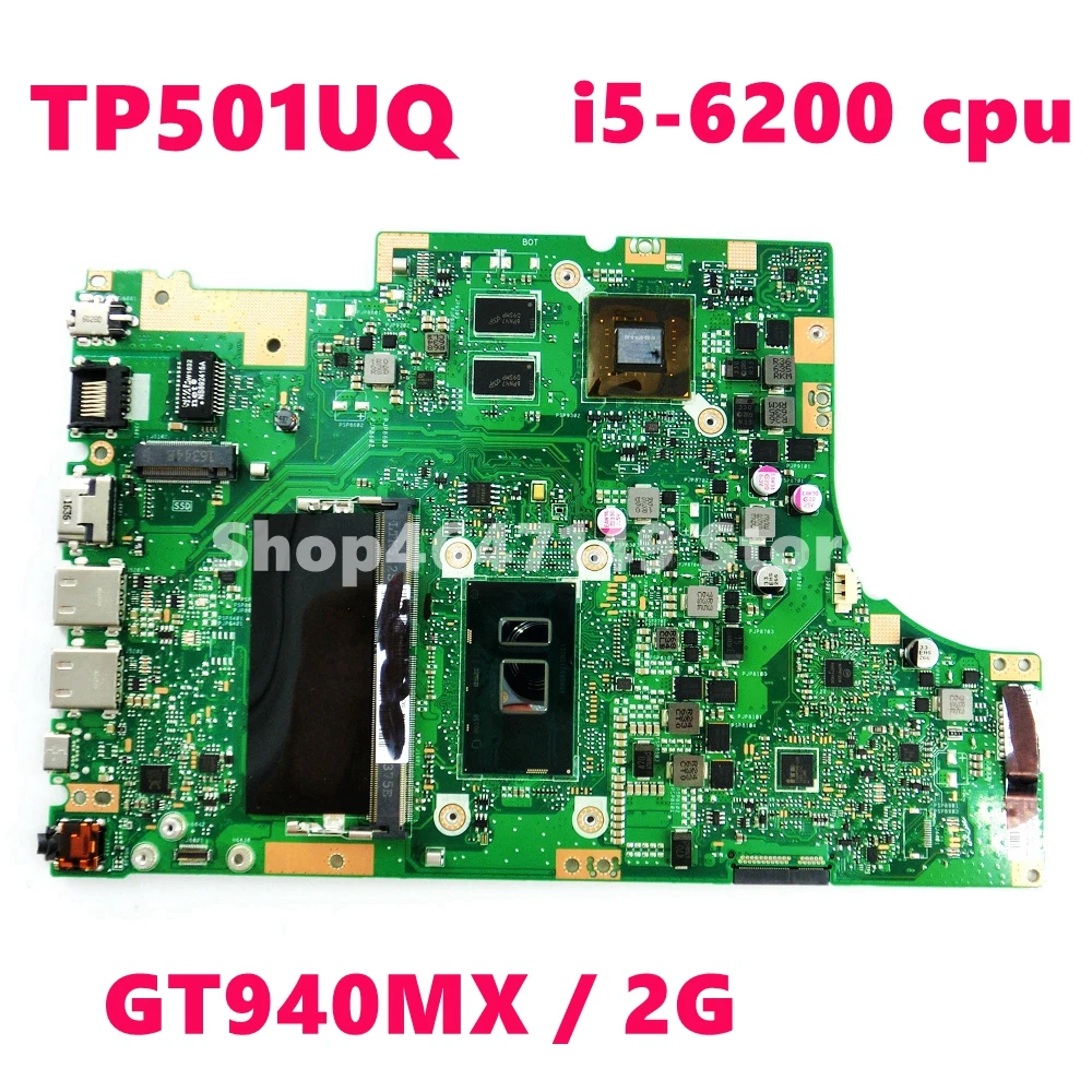  TP501UQ i5-6200cpu GT940MX/2G Mainboard For ASUS TP501UQ UQK TP501UB TP501 TP501U Laptop motherboar