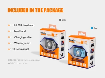 

Fenix HL32R Cree XP-G3 white light LED 600 Lumens Ultra Lightweight USB Rechargeable Headlamp Built-in 2000mAh battery