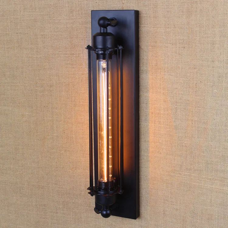

Wholesale New Industrial style Retro vintage sole head of a bed Outlets lobby hotel bedroom Antique bronze decorative wall lamp