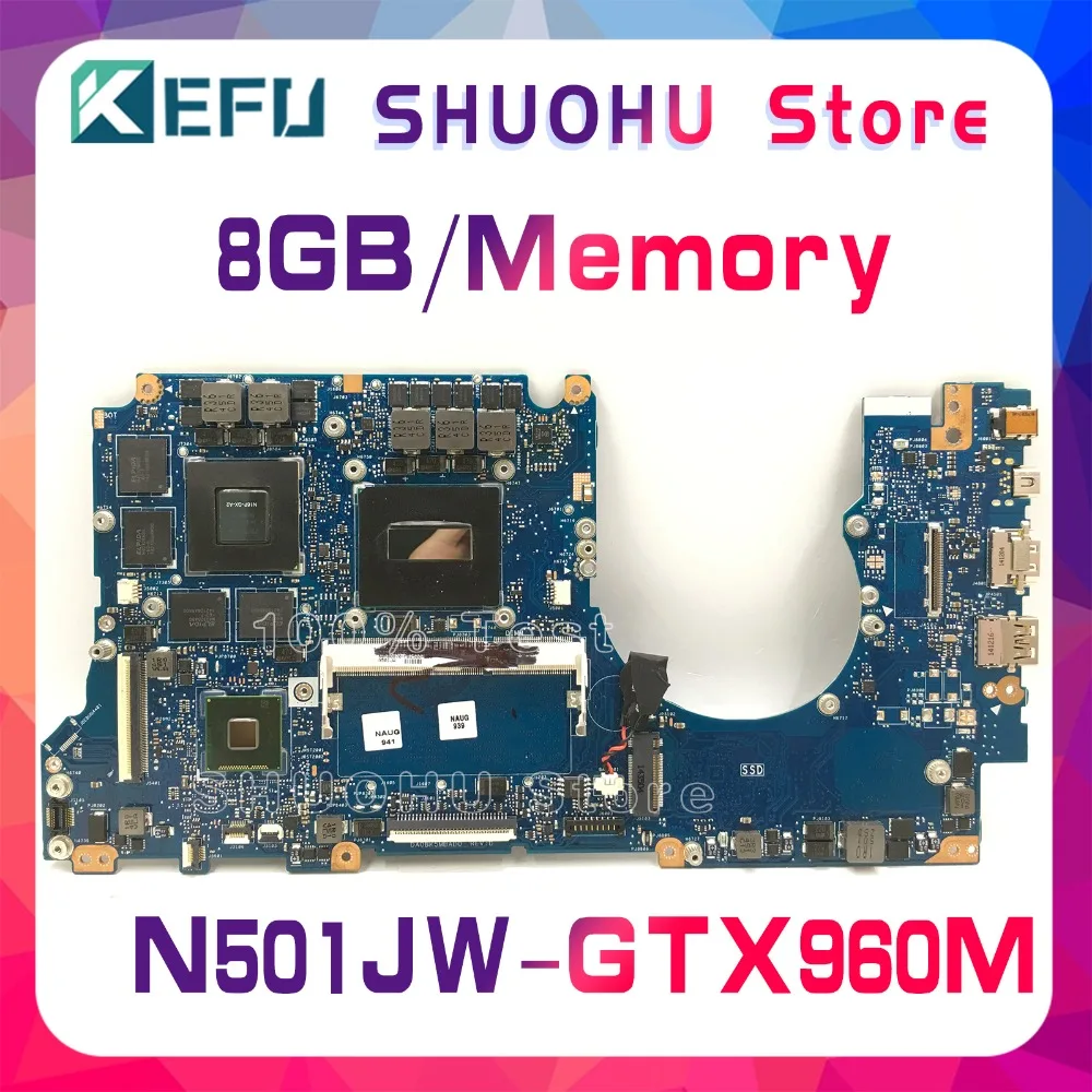  KEFU For ASUS UX501J UX501JW N501J G501J N501JW G501JW FX60J I7-4720HQ laptop motherboard tested 10