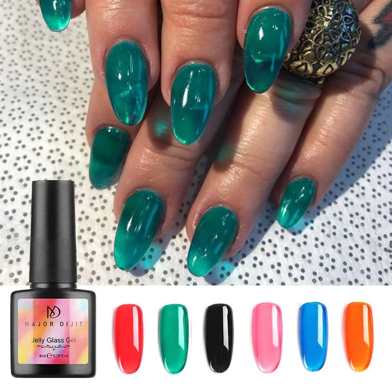 

Stylisn Jelly Nails Jellies Candy Glass Nails Summer Translucent Neon Color UV Nail Gel Polish 8ml