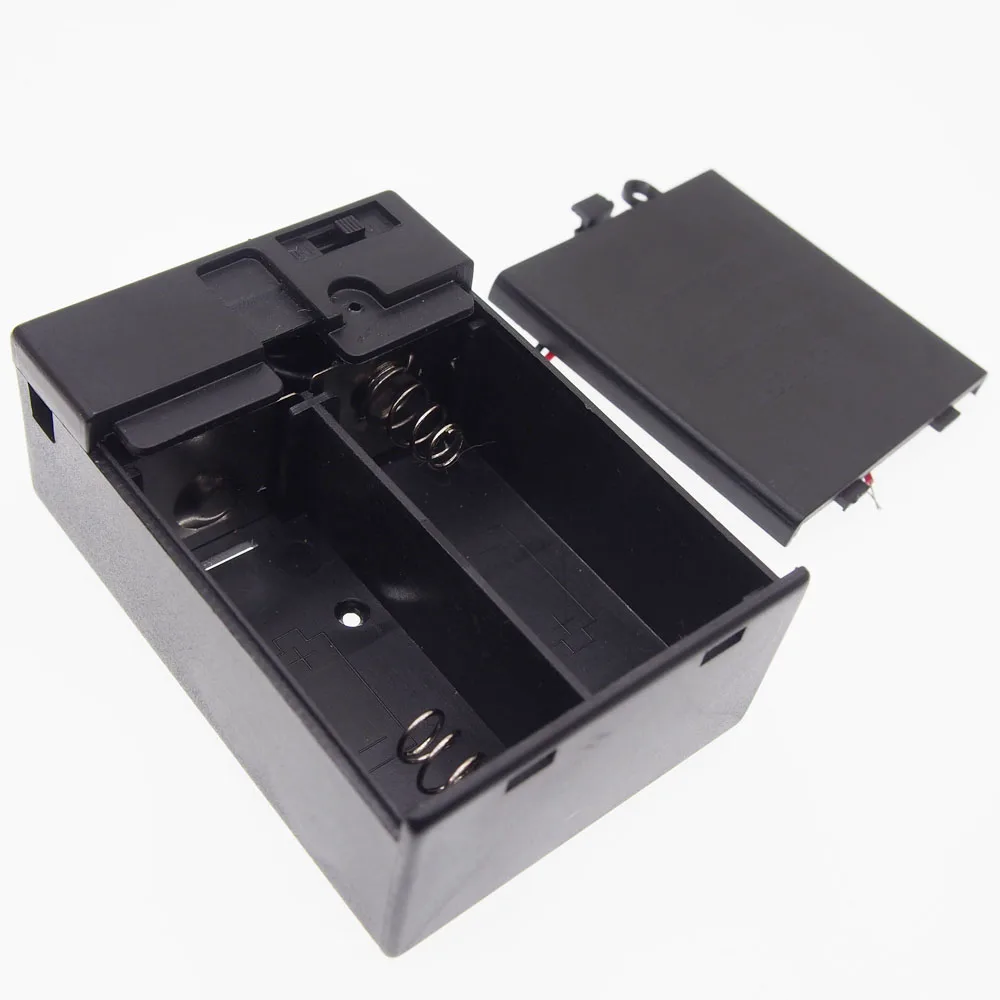 35pcs 2 Pack C Size Battery Case Holder 3V Battery Storage Box With