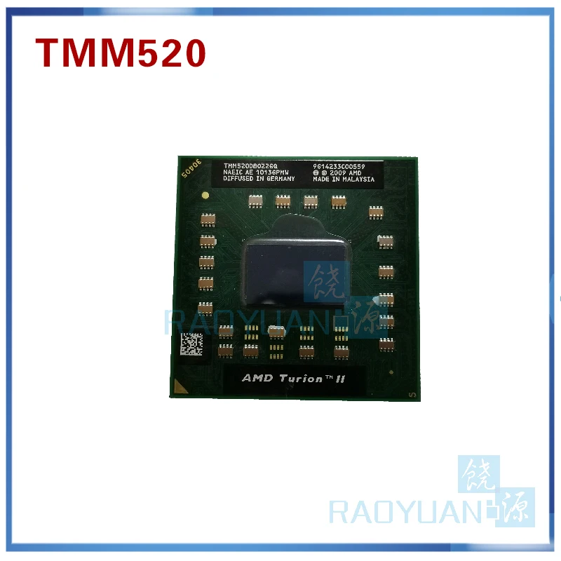 Процессор AMD Turion II Ultra Mobile M520 2,3 GHz 1MB L2 cache Socket S1(S1g3) PGA638 M520 TMM520DBO22GQ процессор ноутбука