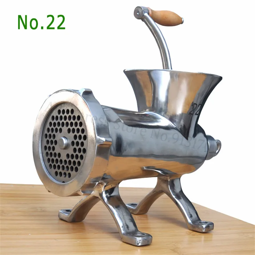 Quality 22 Stainless Steel Big Meat Grinder Heavy Duty Mincer Hand