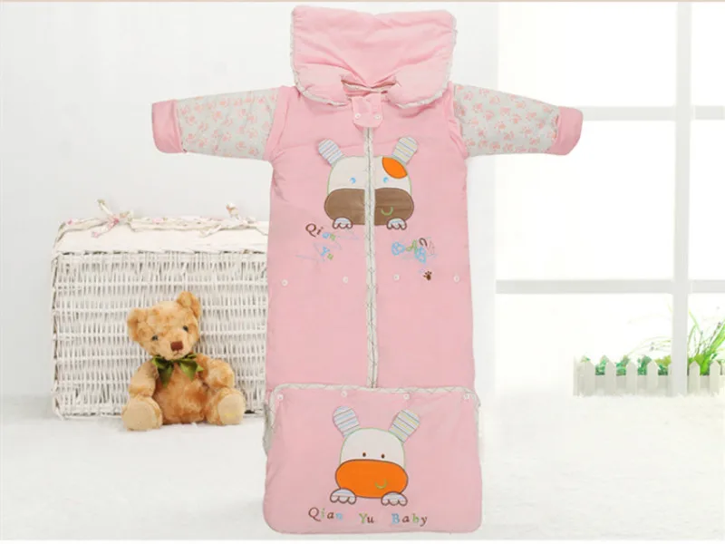 Bolsa de Dormir Primavera e Outono Anos de Idade Fewiyoni Bebê Inverno Kick-proof Colcha Crianças Grosso Mangas Removíveis 0-5 6 High Quality Esporte e Lazer
