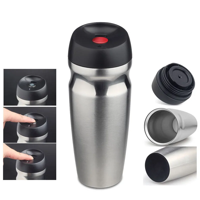 

2019 New 350ML BPA FREE Insulated thermals bottle Stainless Steel auto Vacuum Flask Travel TEA Thermos cup travel coffee mug