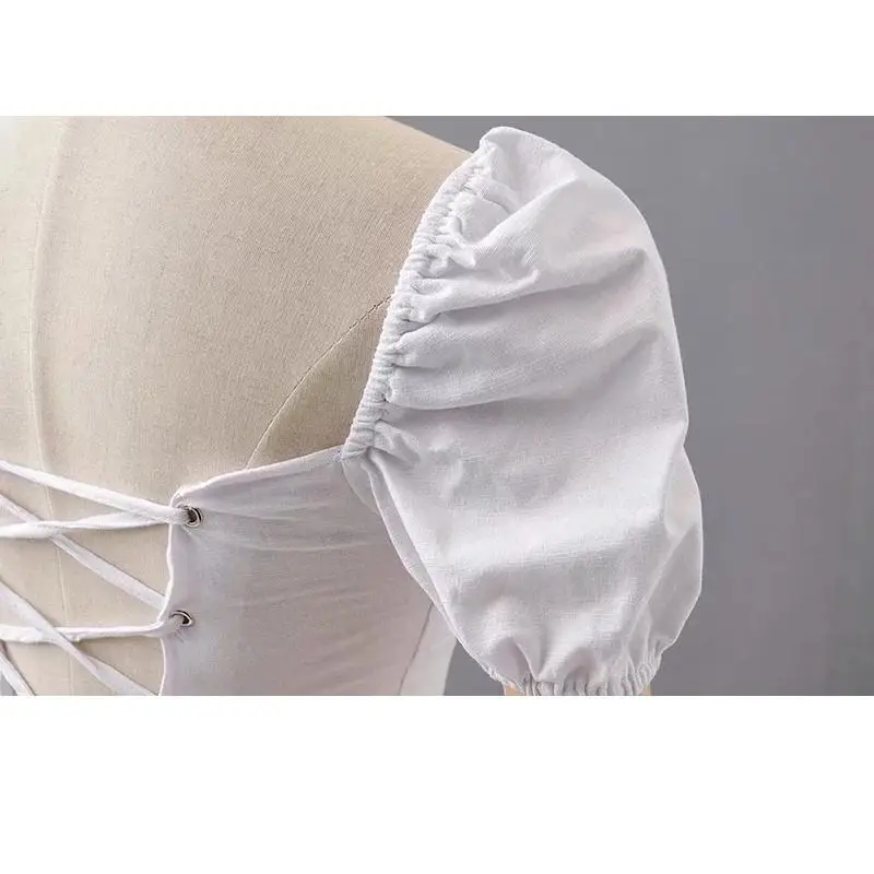 Лето г. chic назад кружево до Женские Блузки Винтаж boho Цветочный принт с пышными рукавами белые женские топы корректирующие Корейская одежда blusas