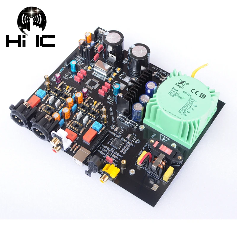 HiFi ES9038PRO/ES9028PRO + USB DAC 32 бит/384K DSD 64/128/256 XLR выход с дистанционным