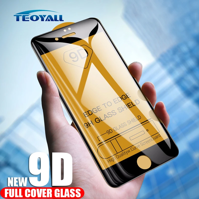 Защитное стекло TeoYall 9D для iPhone 7 6 8 PLUS защита экрана из закаленного стекла 6s